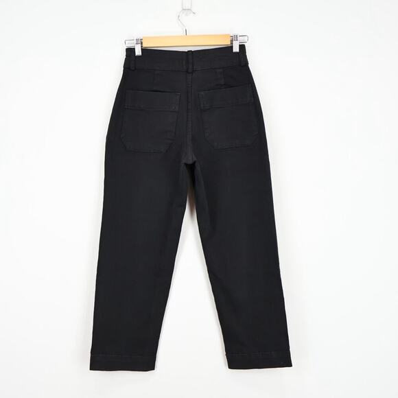Everlane Women's Organic Straight Leg Pant Black Size 0 NWOT - Picture 4 of 7
